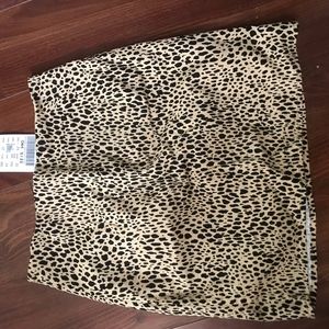 Cheetah Print Skirt